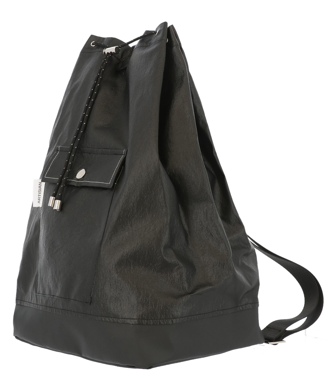 Hanji leather duffel bag